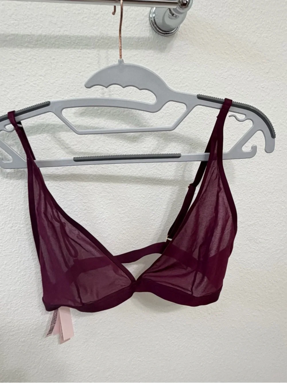 Victoria's Secret Sheer Mesh Bralette in Plum - Picture 10 of 10